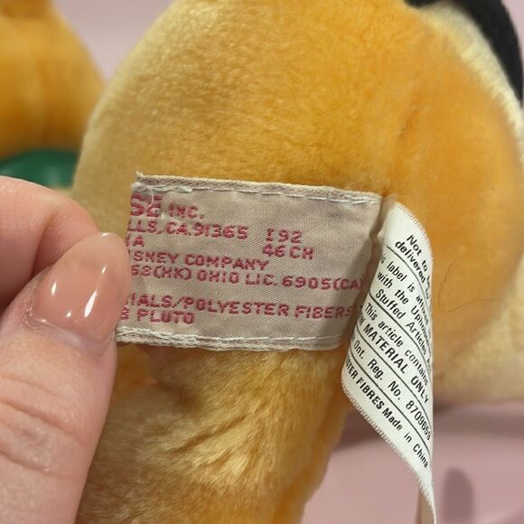 Vintage Applause Disney Pluto 14” Plush Excellent Used Condition Vintage Disney - Picture 9 of 10